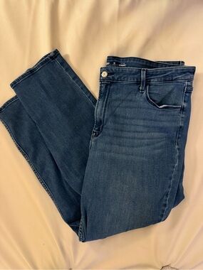 Old Navy Navy Blue Straight Leg Women's Jeans